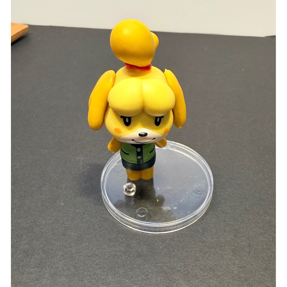 Nintendo Animal Crossing Isabelle Mini Figure with Clear Stand 2.5 Inch Yellow